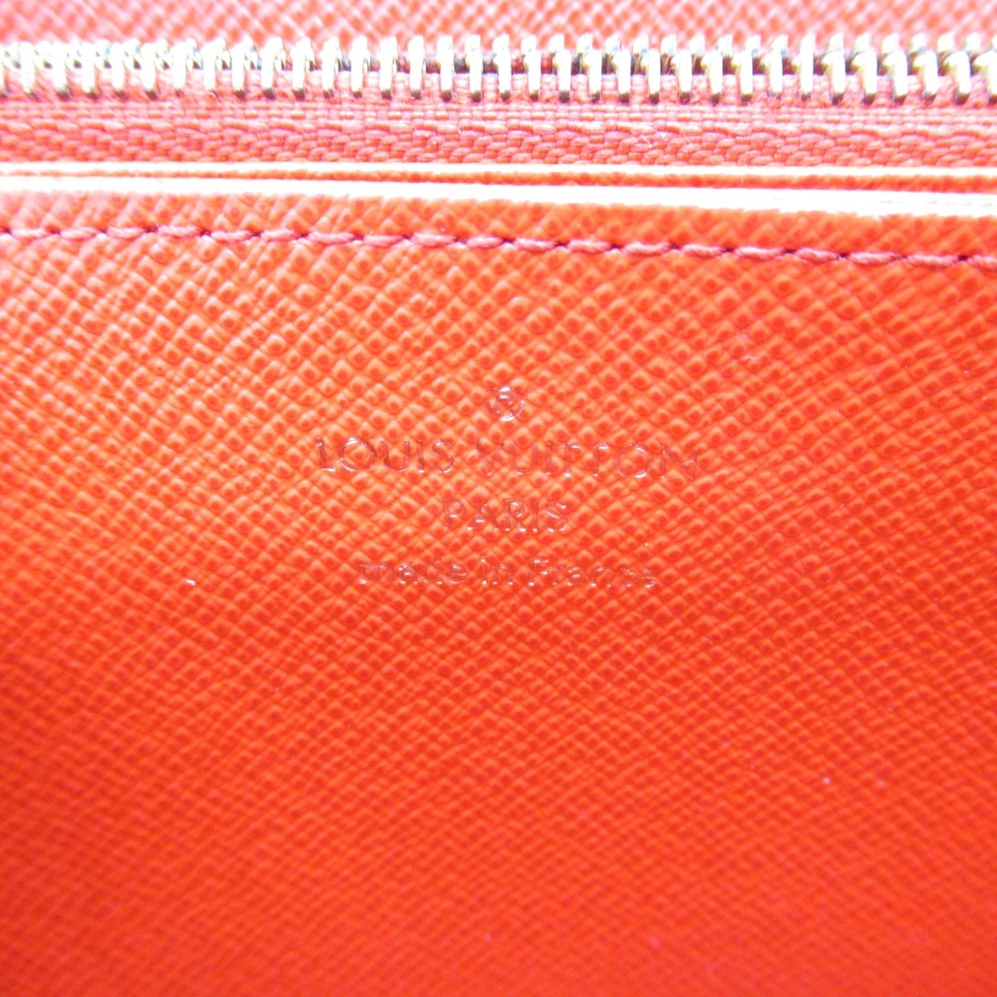 LOUIS VUITTON Zippy Wallet Round Long Wallet Brown Coquelicot Monogram PVC coated canvas M41896