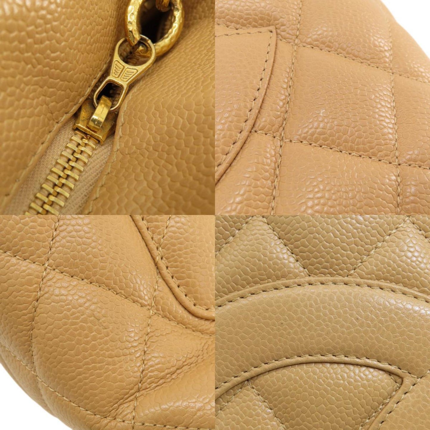 Chanel Reproduction Tote Bag Caviar Skin Women's