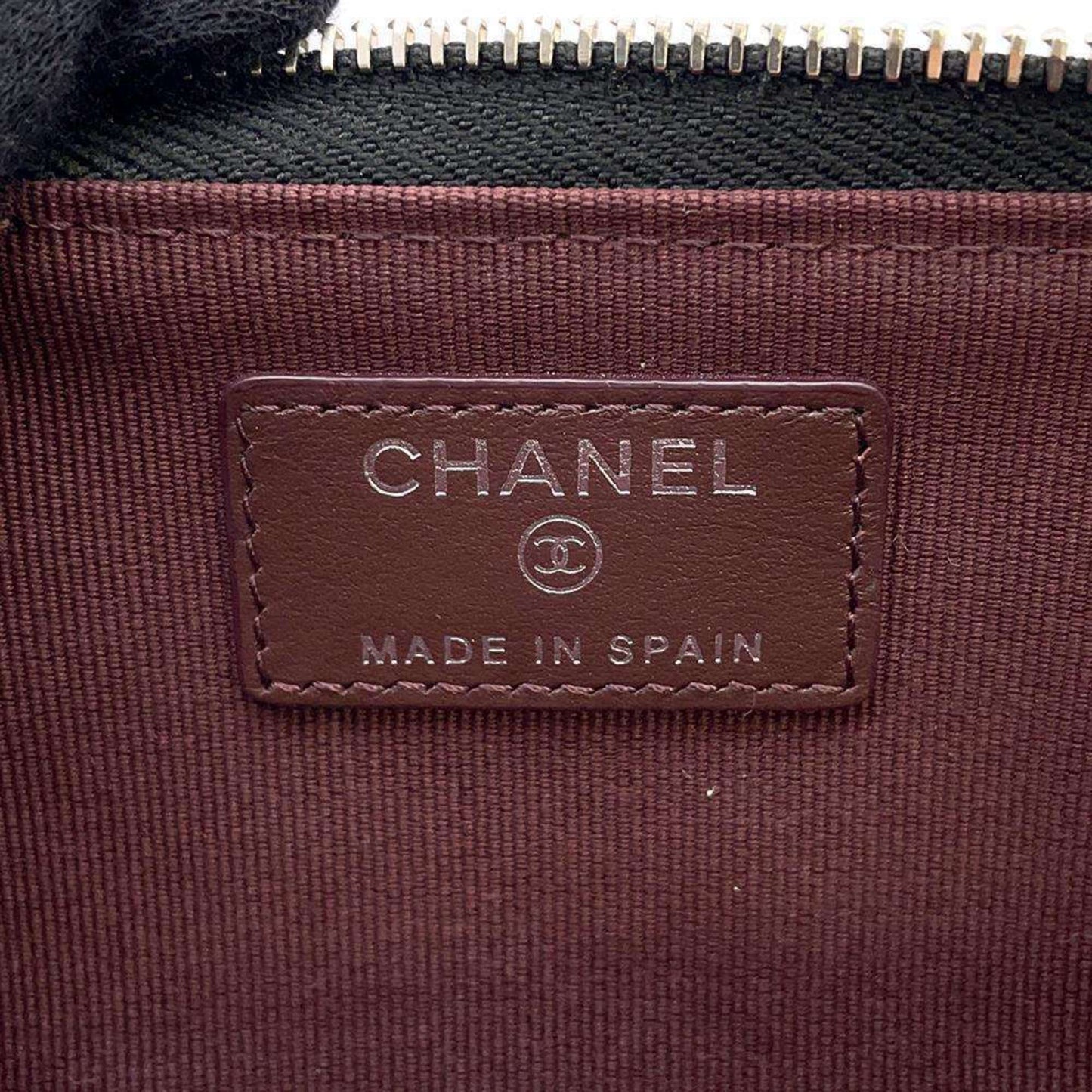 CHANEL Wallet/Coin Case Matelasse Caviar Skin AP0221 Black
