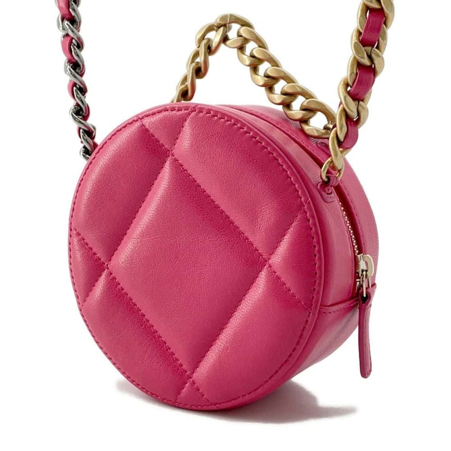 Chanel Chain Shoulder Bag 19 Coco Mark Lambskin AP0945 CHANEL 2way Handbag Women's