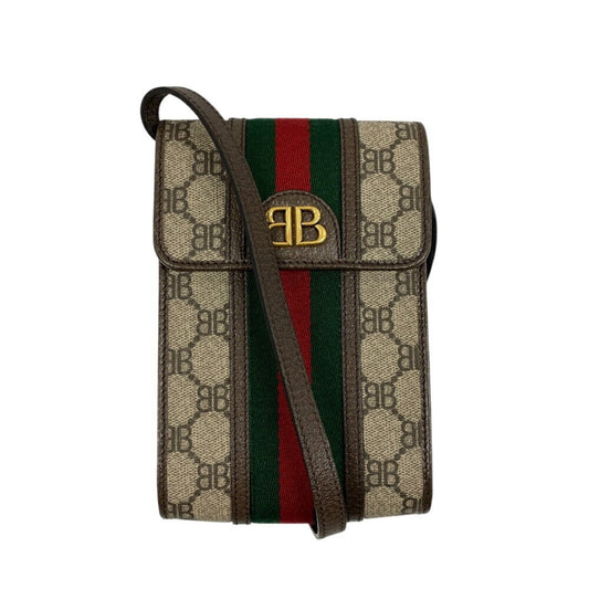 Gucci Brown Pvc Leather Shoulder Bag ()