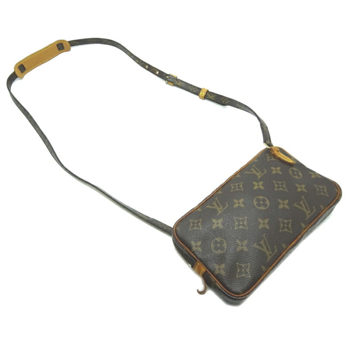 Louis Vuitton Pochette Multi-Bandri??re Women's Men's Shoulder Bag M51828 Monogram Brown