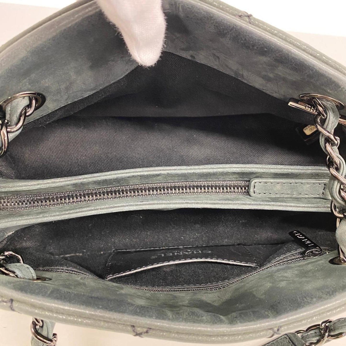 Chanel Shoulder Bag Matelasse Chain Leather Black Women's