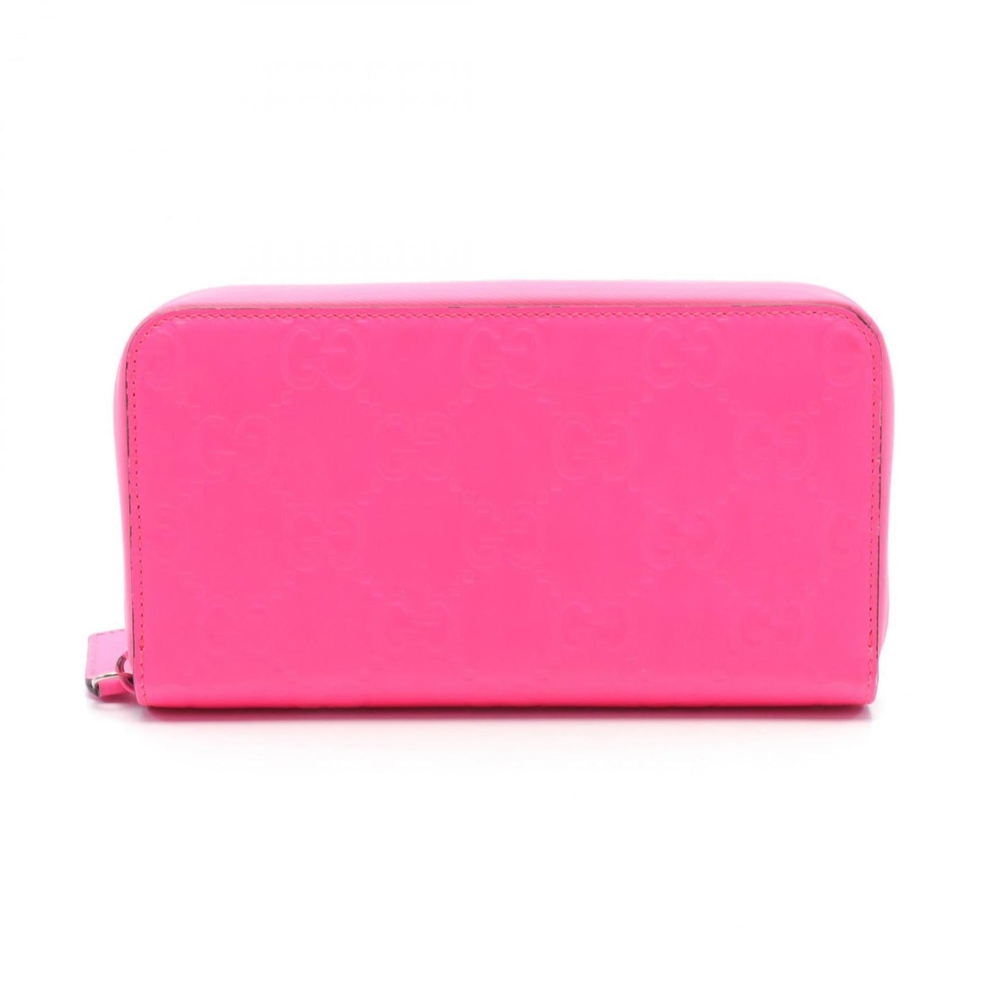 Gucci Pink Rubber Long Wallet (Bi-Fold) ()