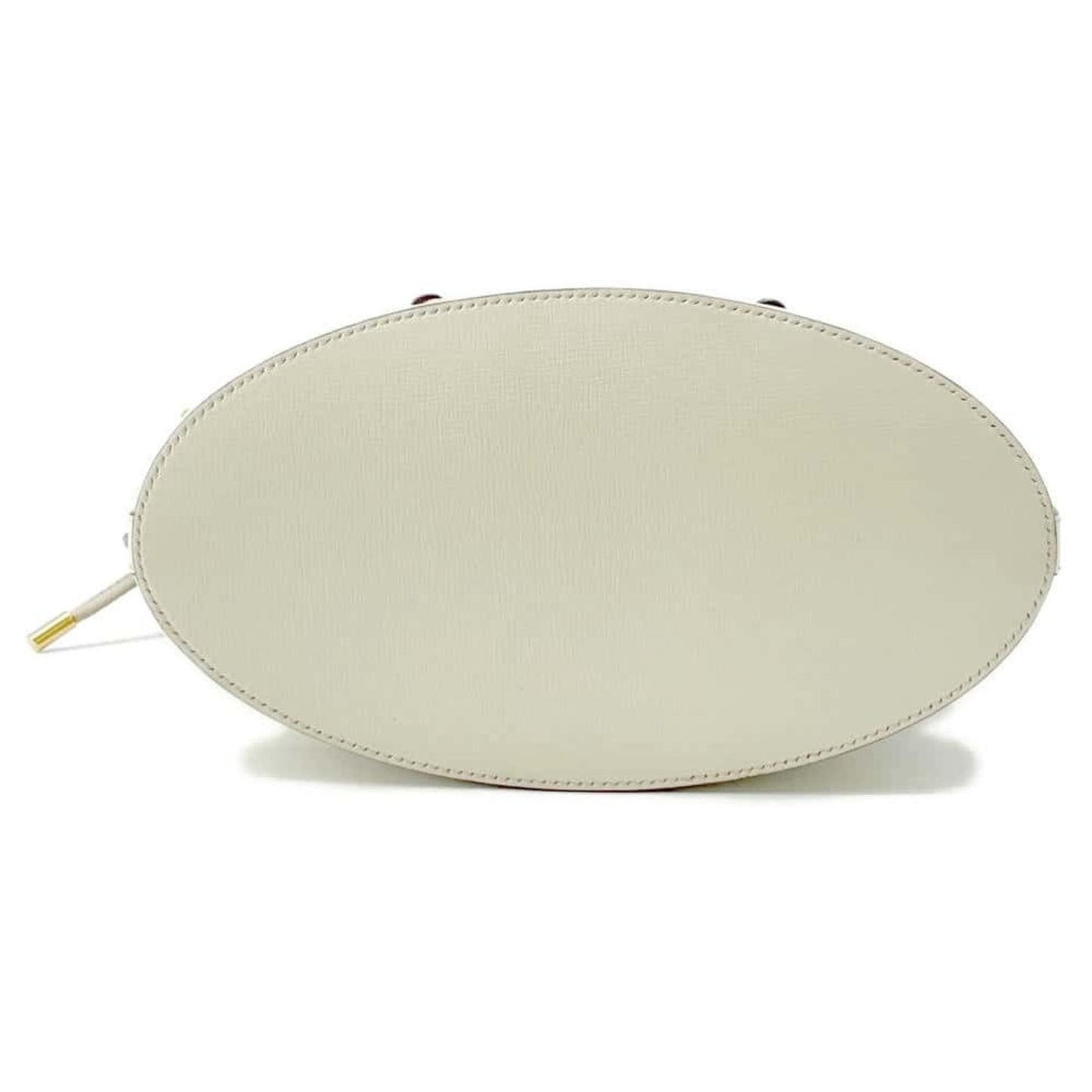 Gucci Horsebit Beige Ivory Leather Canvas Shoulder Bag