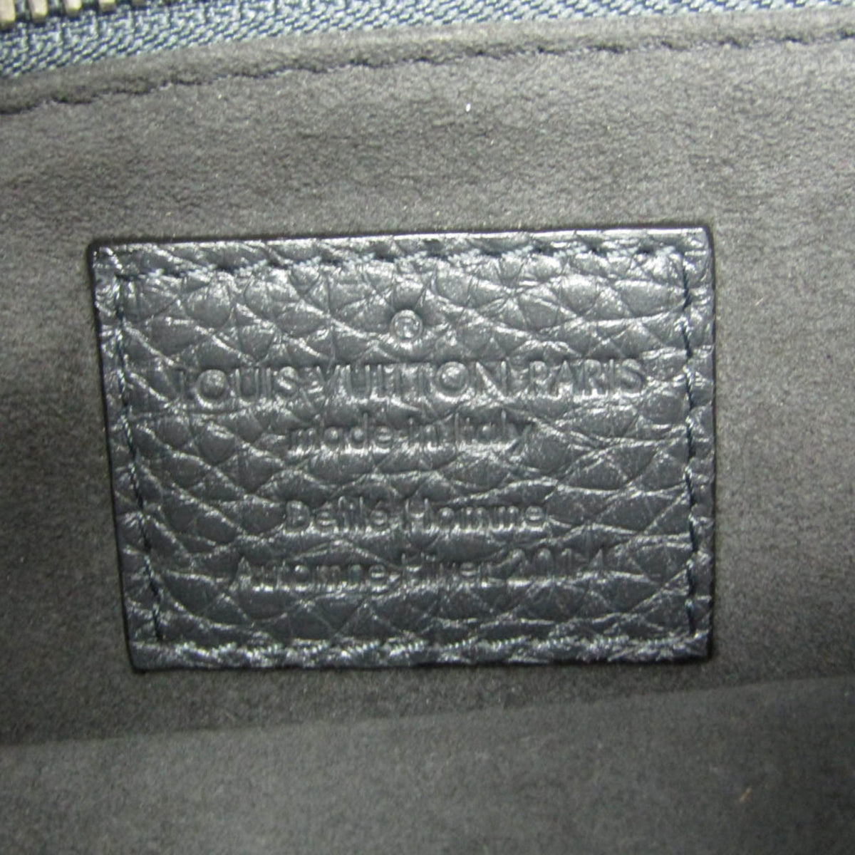 LOUIS VUITTON Taurillon Portfolio M48811 Men's Clutch Bag Noir