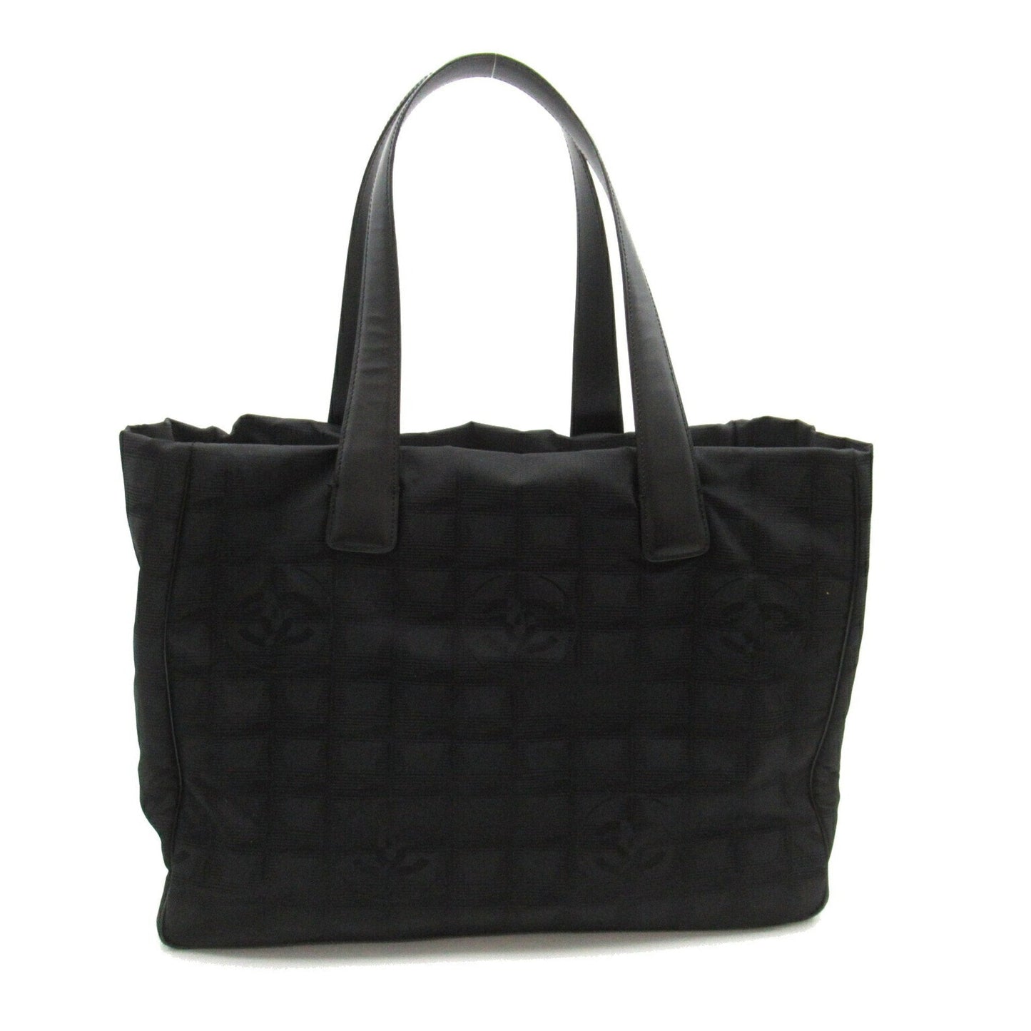 CHANEL New Travel Line Tote MM Bag Nylon Women's Black A15991