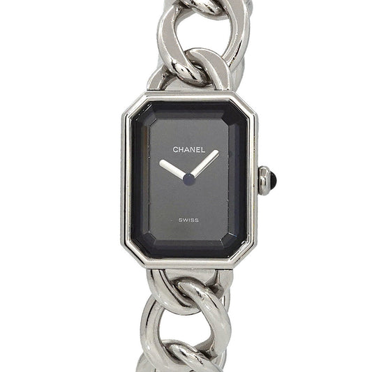 CHANEL Premiere L size H0452 Ladies watch Black quartz