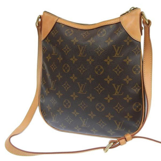 LOUIS VUITTON Monogram Odeon PM Shoulder Bag M56390 Brown Ladies