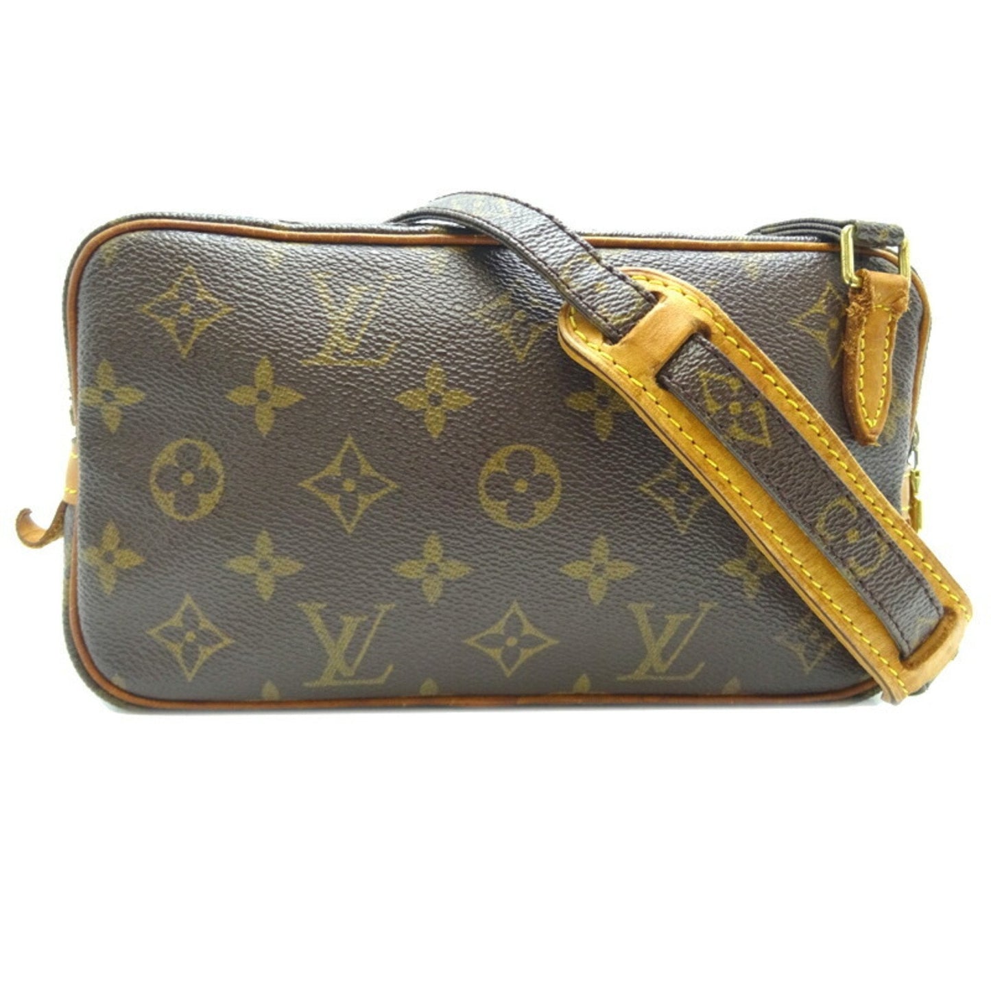 Louis Vuitton Pochette Multi-Bandri??re Women's Men's Shoulder Bag M51828 Monogram Brown