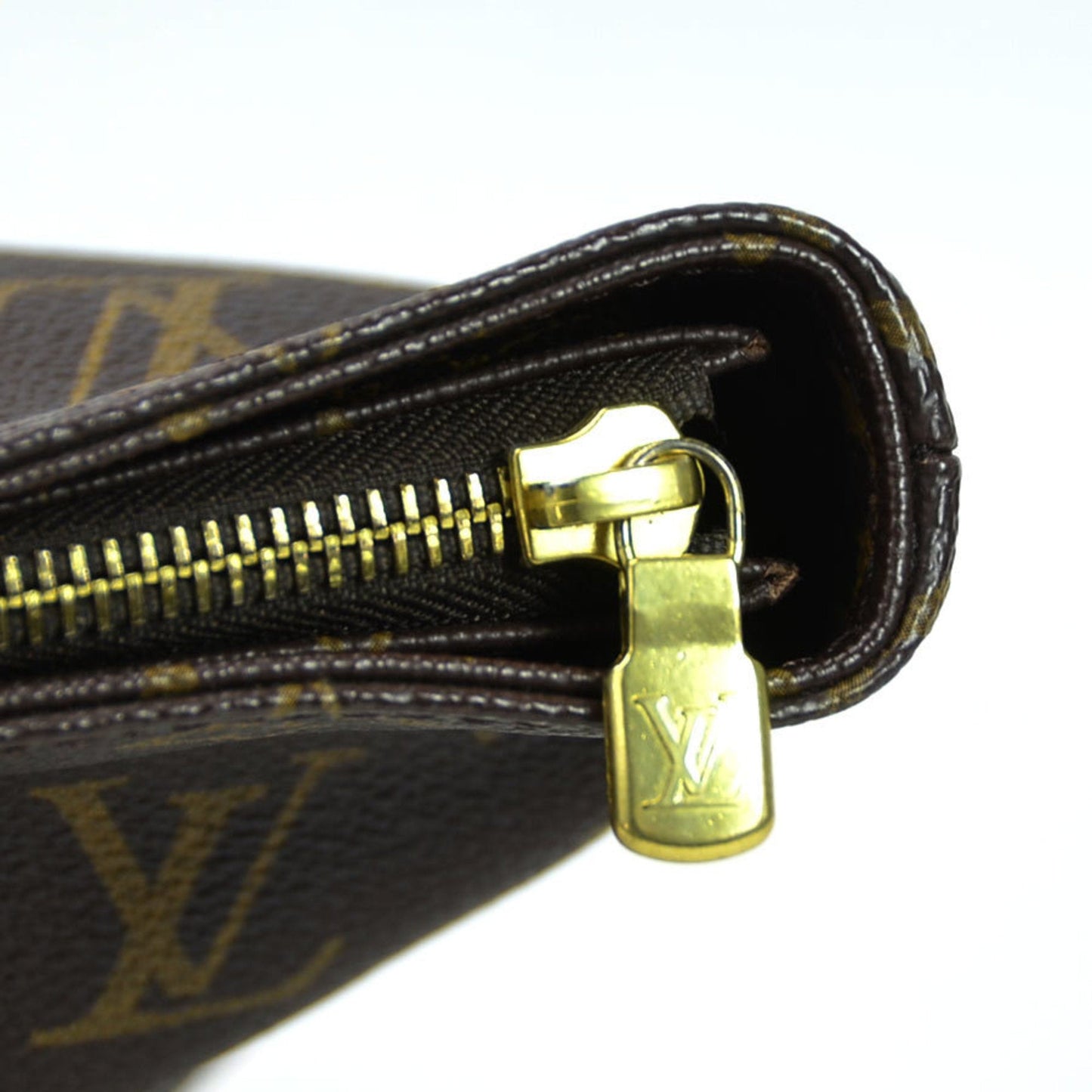 Louis Vuitton Shoulder Bag Tote Monogram Piano Brown Canvas Ladies M51148