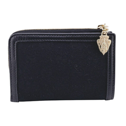 Gucci Black Canvas Leather Wallet (Bi-Fold) ()