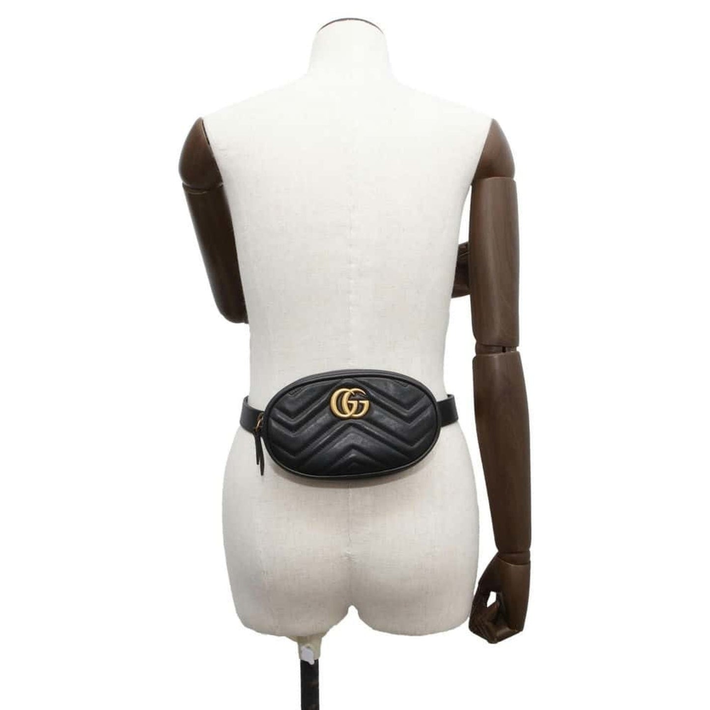 Gucci Black Leather Fanny Pack