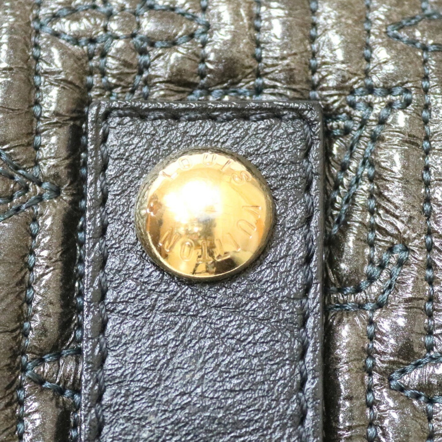 LOUIS VUITTON Shoulder Bag Monogram Motard Biker M95595 Brown Women's Lambskin