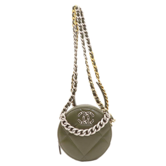 Chanel AP0945 19 Chain Shoulder Coco Mark Bag Lambskin Women's