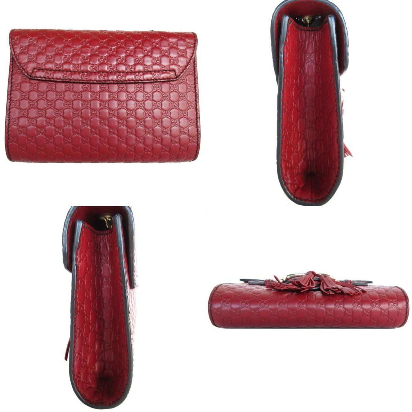 Gucci Bordeaux Leather Shoulder Bag
