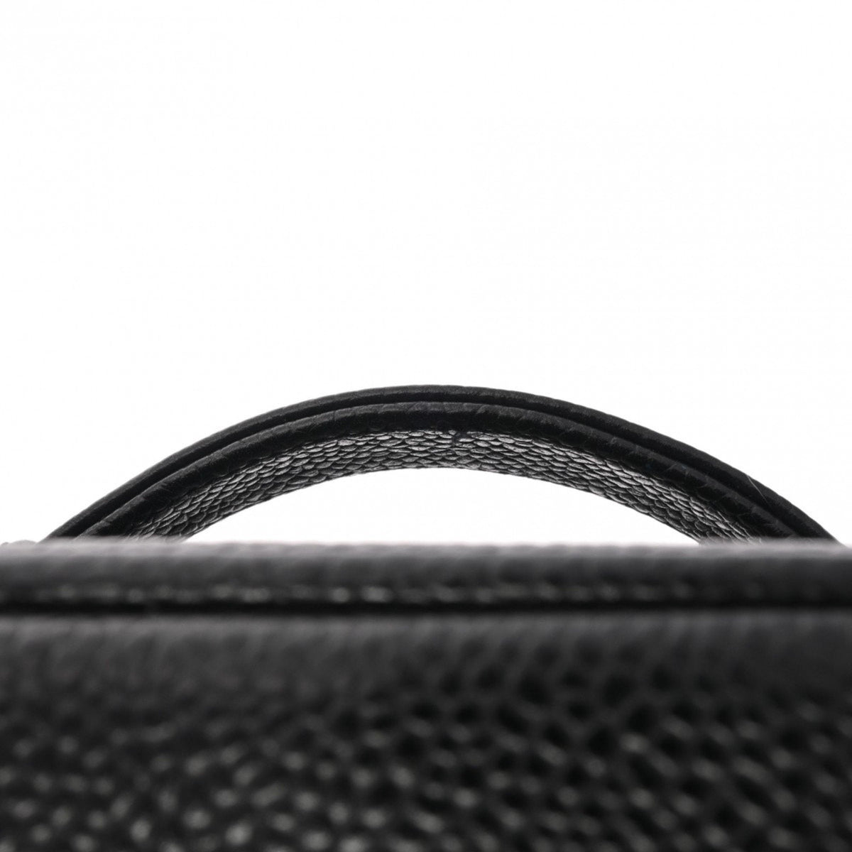 CHANEL Vanity Black A01998 Women's Caviar Skin Handbag