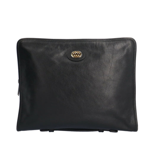 Gucci Daily Black Leather Clutch Bag ()