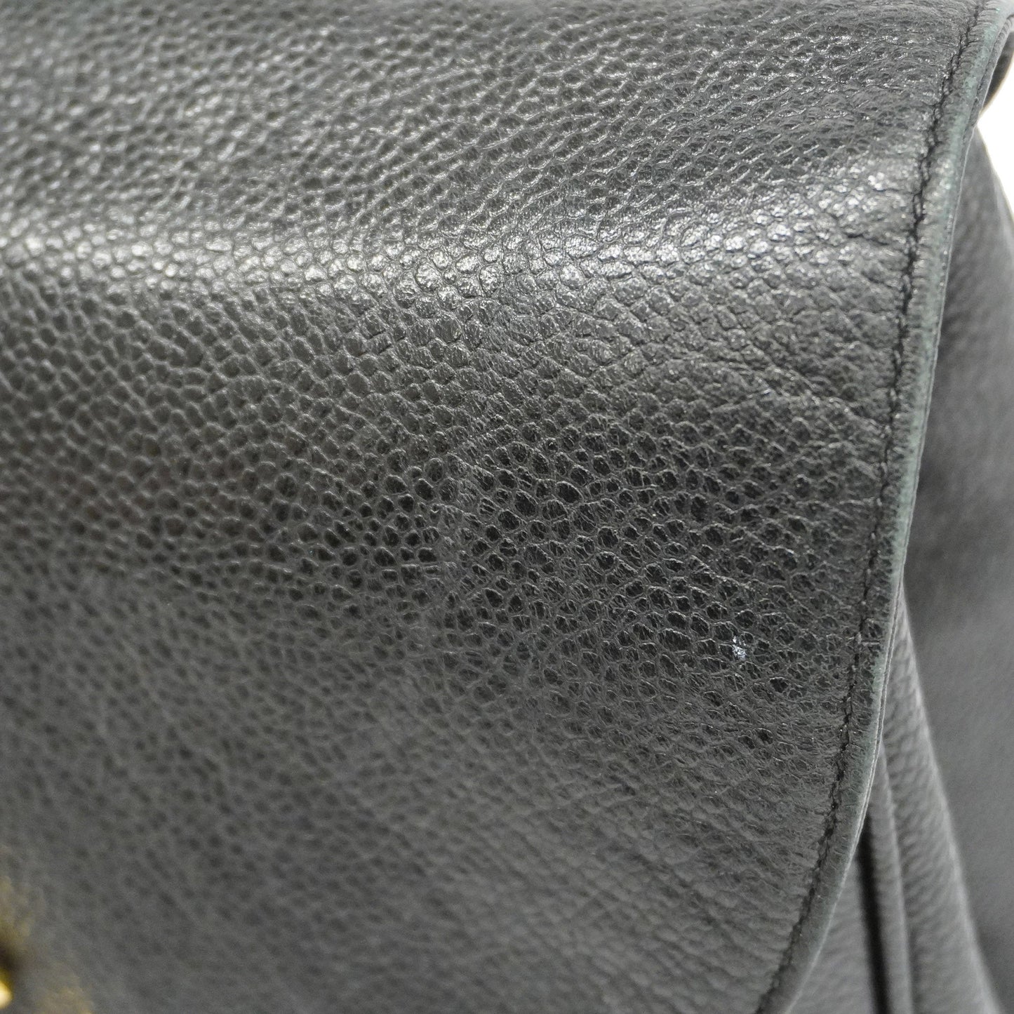 ChanelAuth  Triple Coco Women's Leather Backpack Black