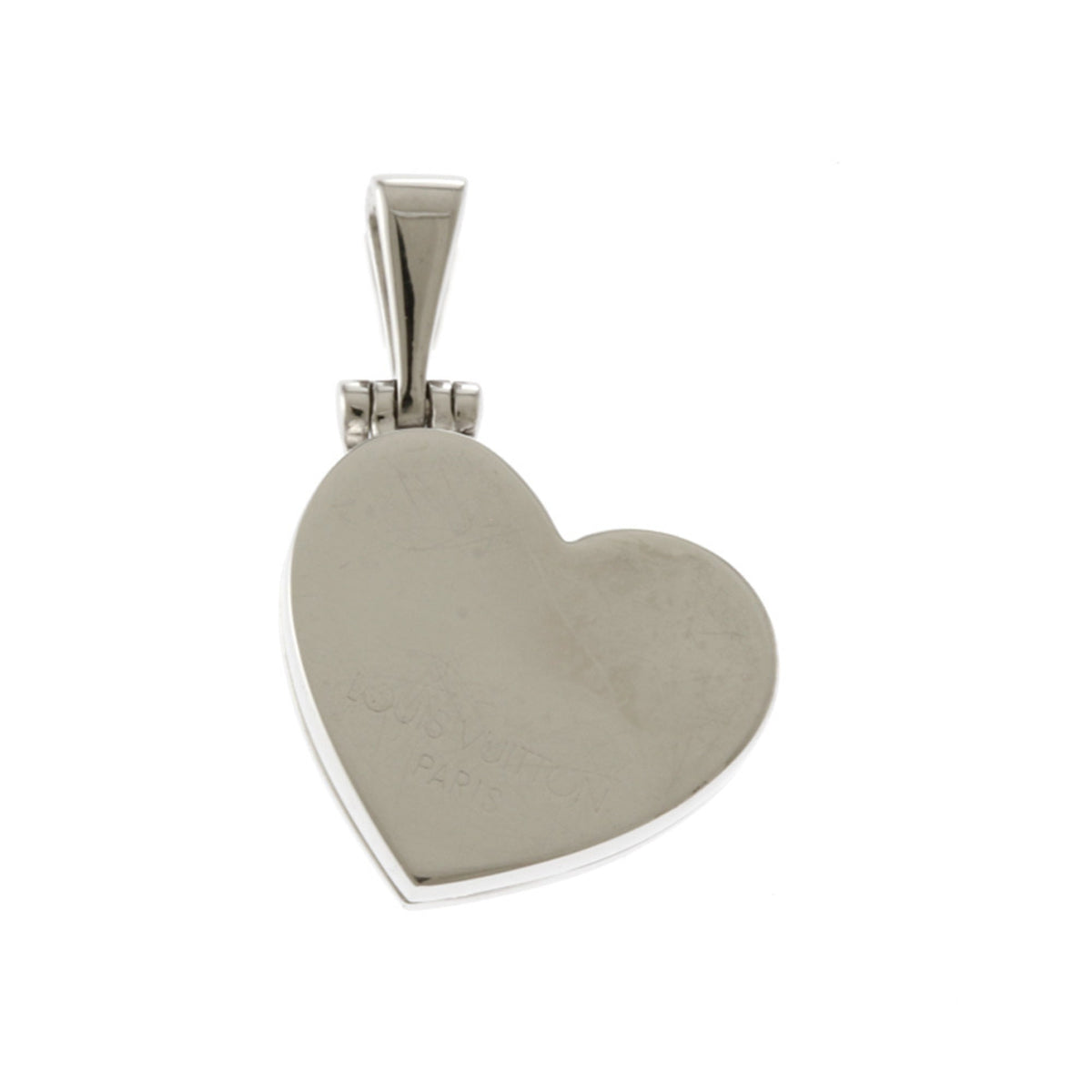 LOUIS VUITTON Pendantif Cool Heart Pendant Top K18 White Gold Women's