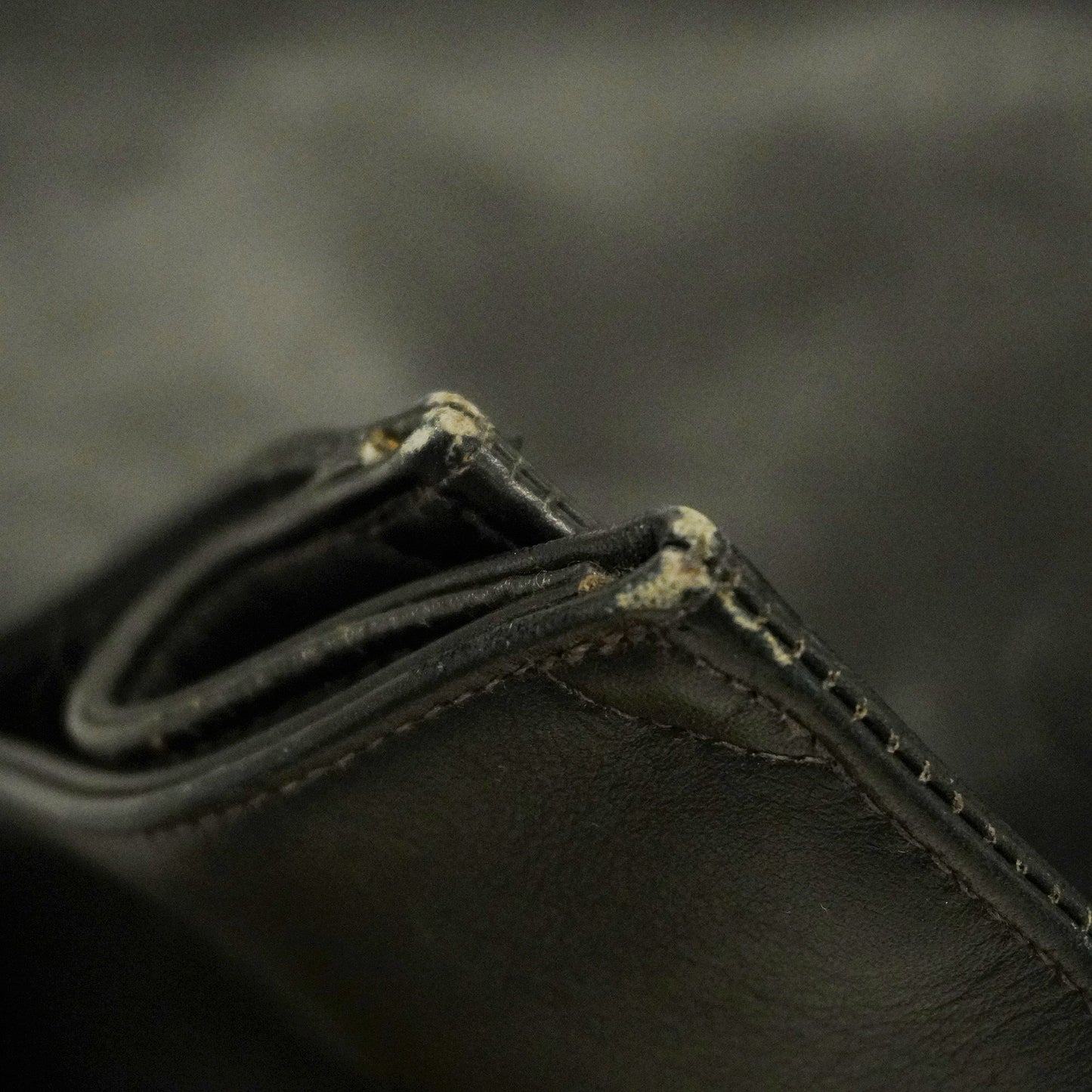 ChanelAuth  Chain Shoulder Women's Leather Tote Bag Black