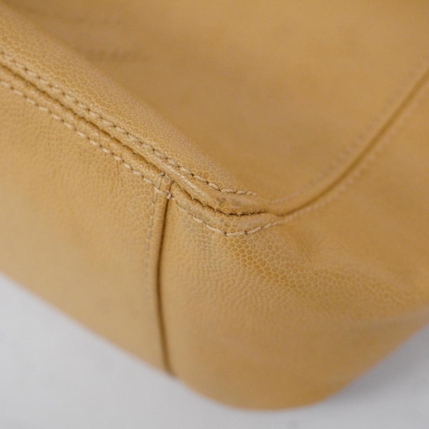 Chanel tote bag caviar skin beige ladies