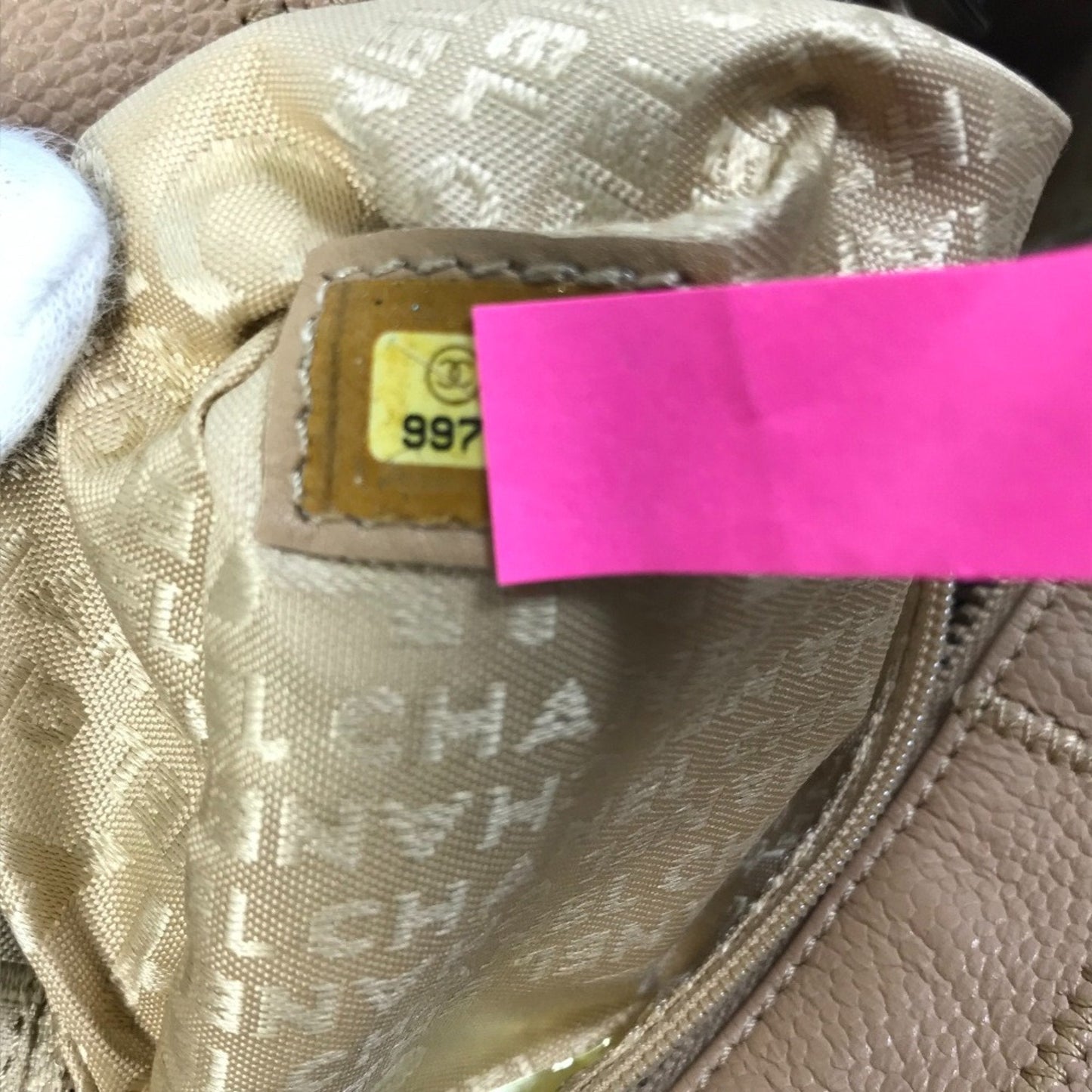 Chanel Shoulder Bag Shoulder Bag Tote Bag Hand Bag Beige