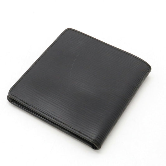 LOUIS VUITTON Epi Portefeuille Marco Bifold Wallet Soft Leather Noir Black M63652