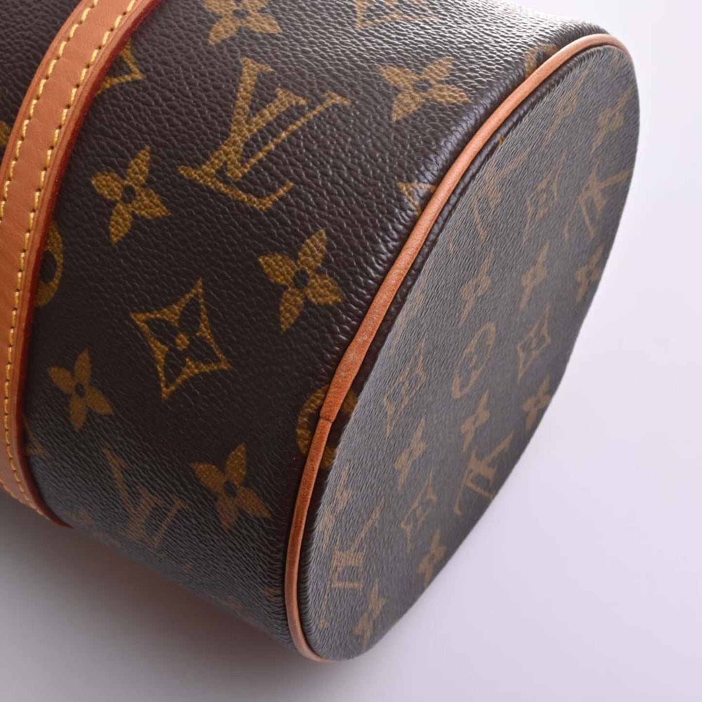 LOUIS VUITTON Monogram Papillon 30 Shoulder Bag M51385 Brown Women's