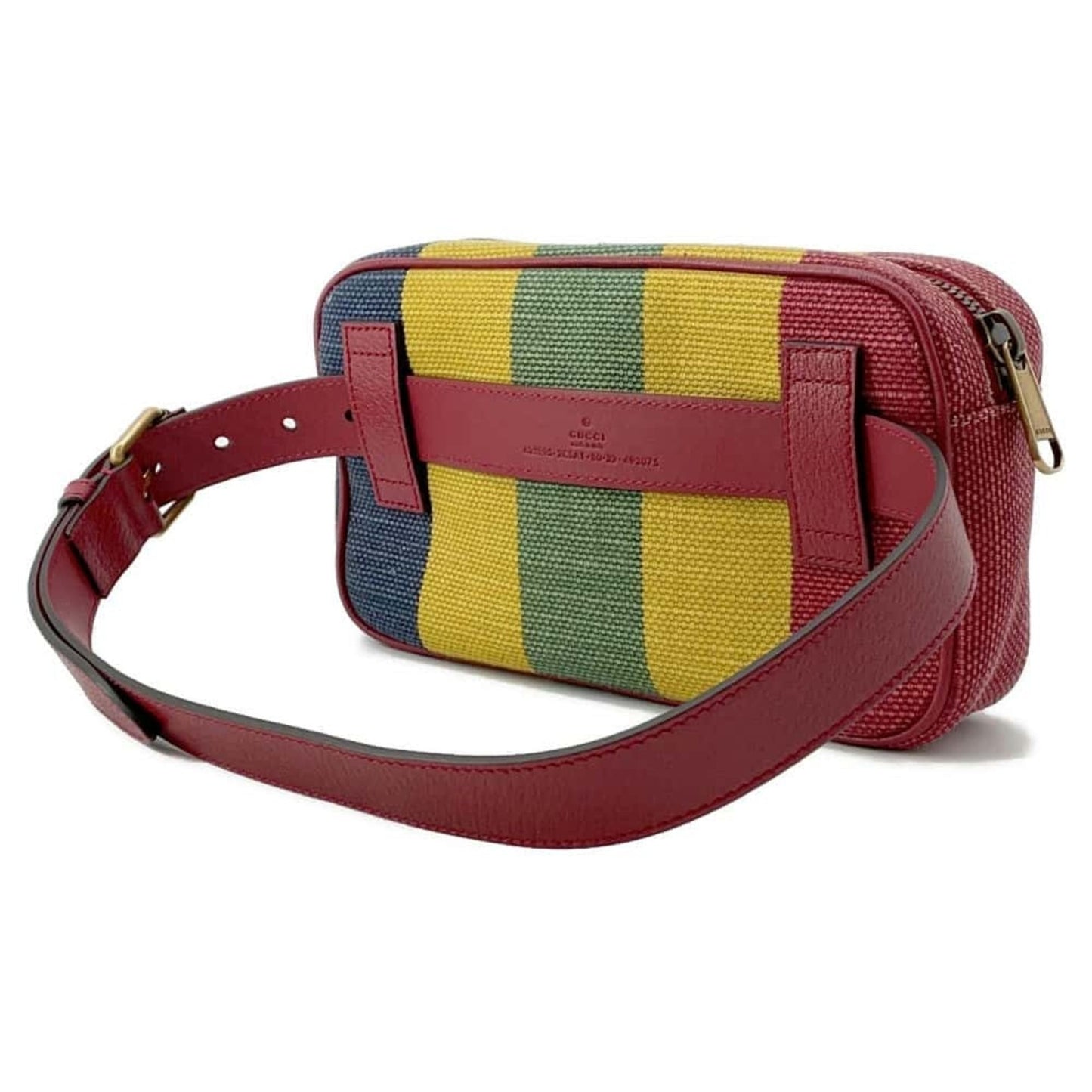 Gucci Multi-Color Canvas Leather Fanny Pack Sling Bag