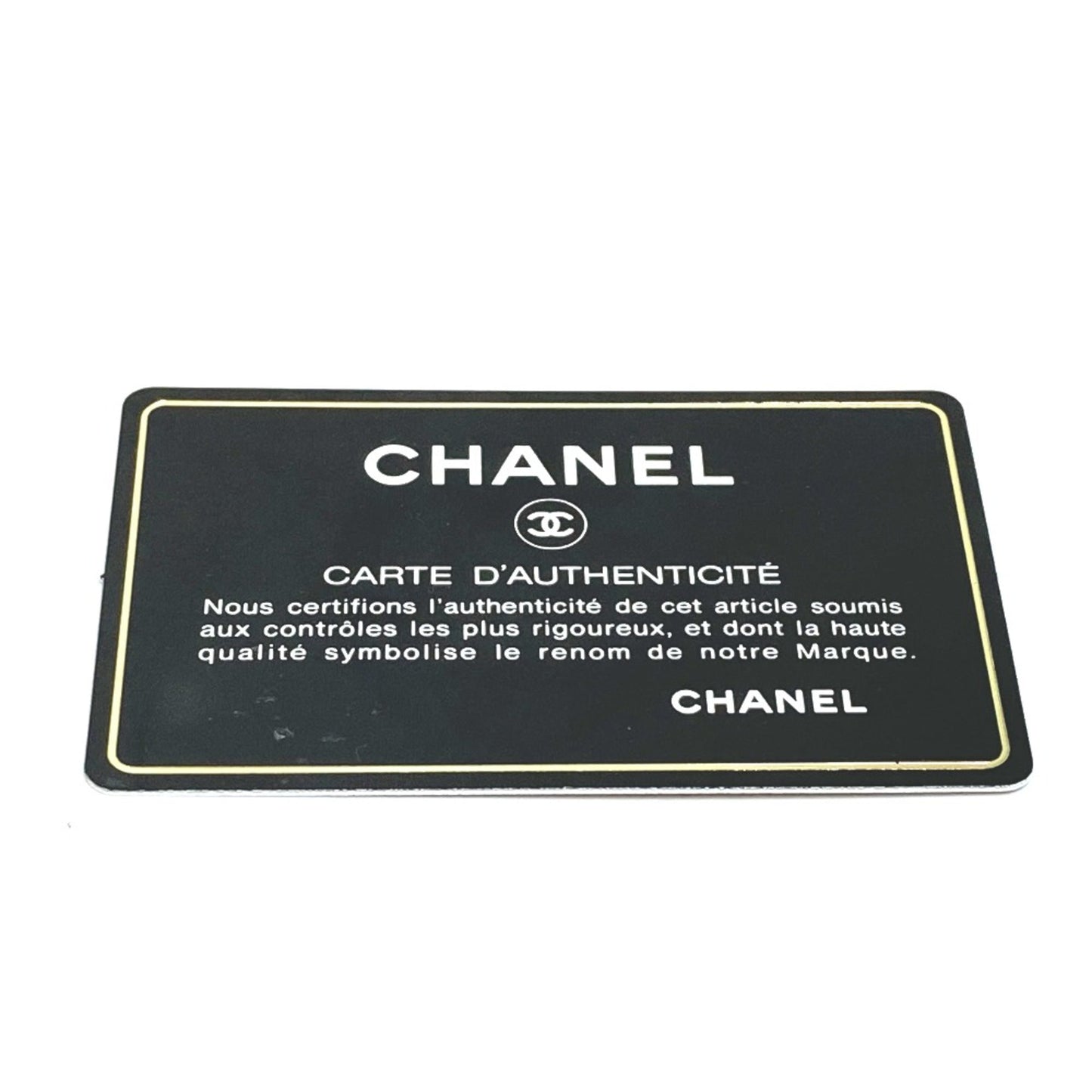 Chanel A46645 Cambon Line Trifold Long Wallet Black