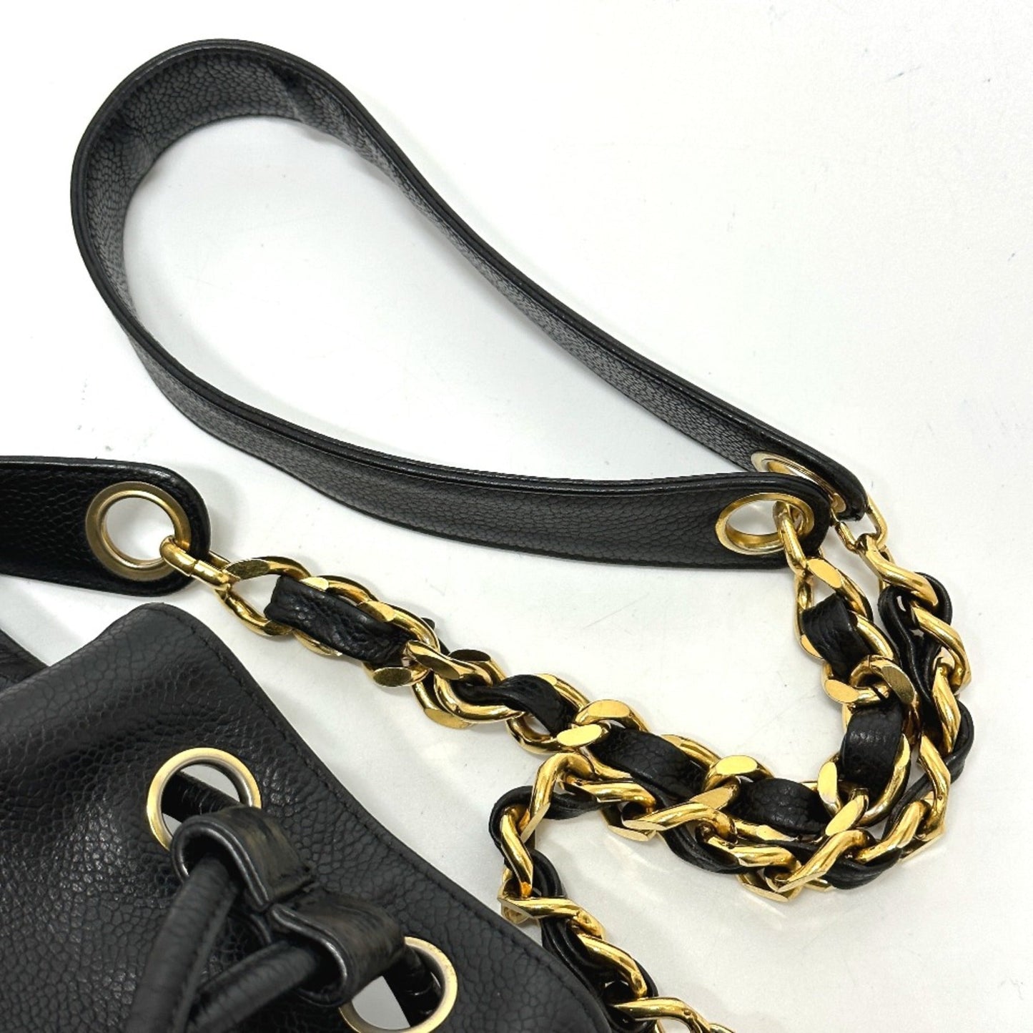 Chanel CC Mark Crossbody Chain Shoulder Bag Black