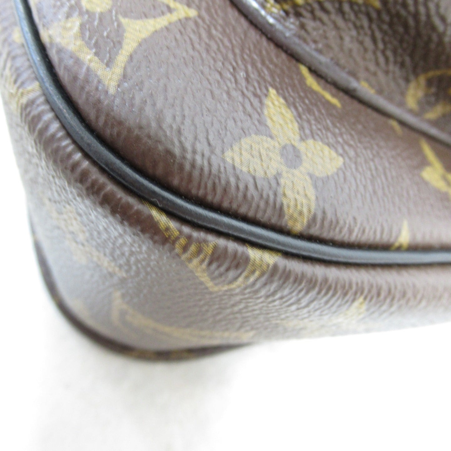 LOUIS VUITTON Passy Shoulder Bag Brown PVC coated canvas M45592