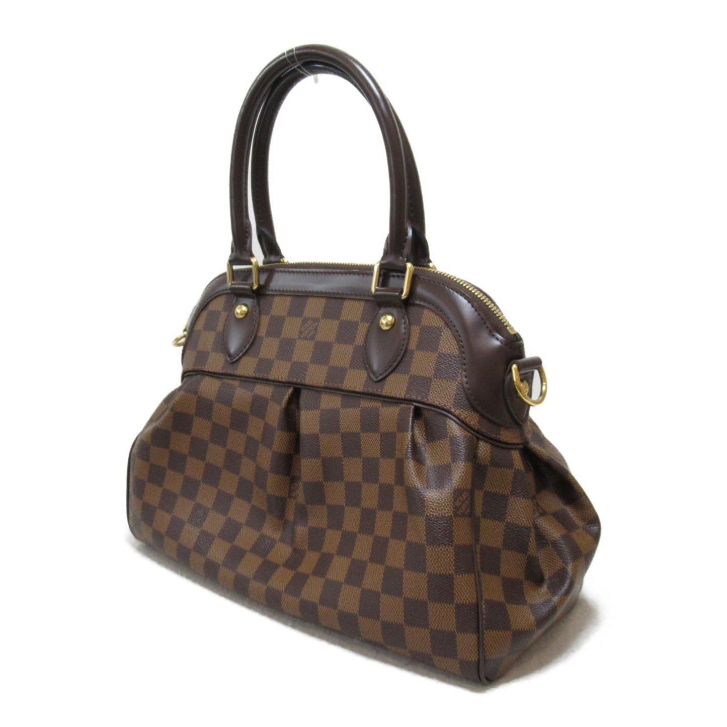 LOUIS VUITTON Trevi 2wayShoulder Bag Brown Ebene Damier PVC coated canvas N51997