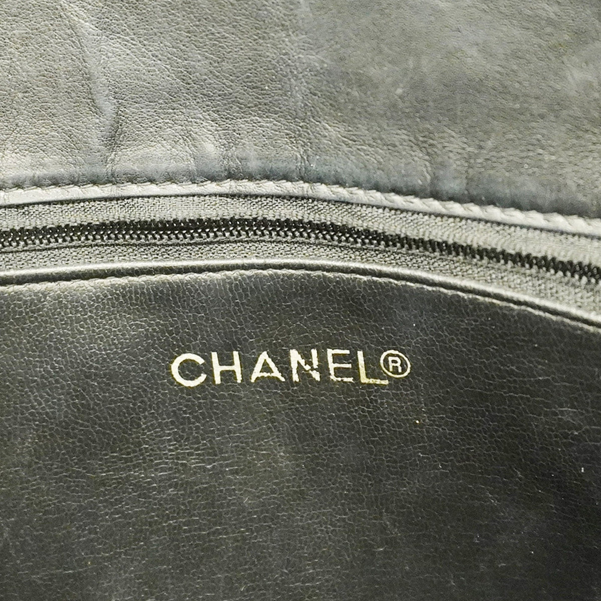 ChanelAuth  Matelasse Chain Shoulder Leather Shoulder Bag Black