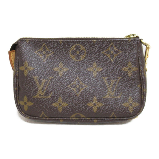 LOUIS VUITTON Mini Pochette Accessoires Accessory Pouch Brown Monogram PVC coated canvas M58009