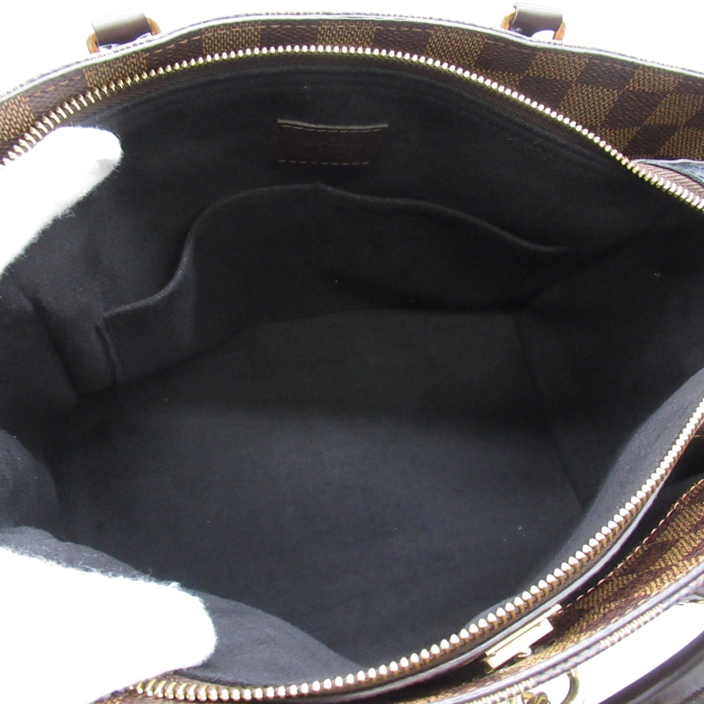 LOUIS VUITTON Normandy 2wayShoulder Bag Brown Black Damier PVC coated canvas N41487