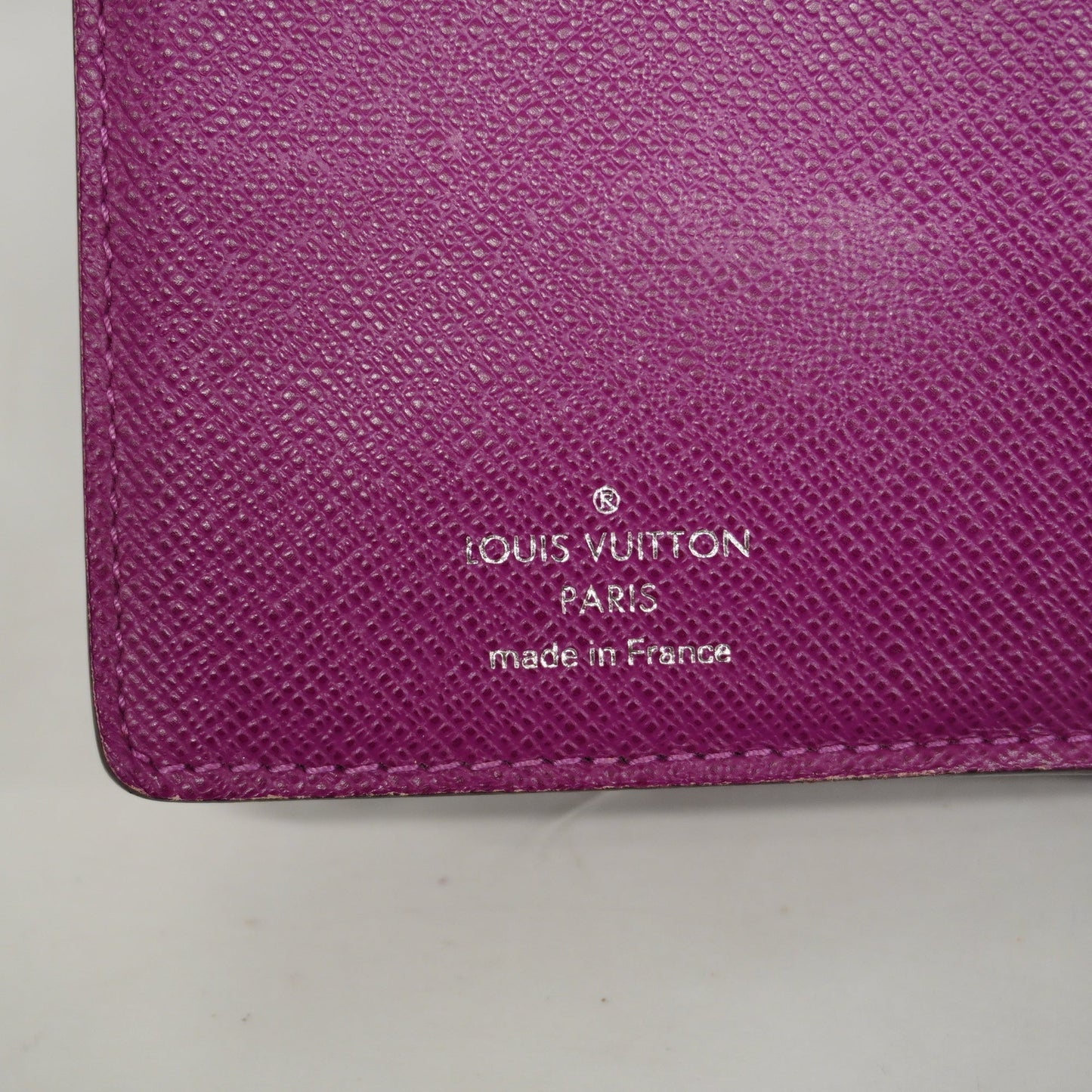 LOUIS VUITTONAuth  Epi Tri-Fold Wallet Porto Monevier Cult Credit M6658K