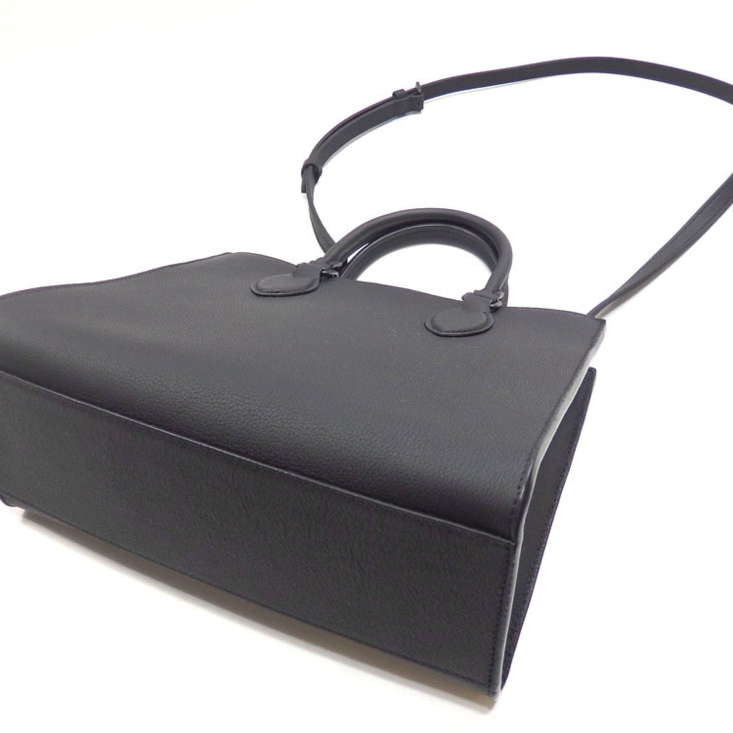 LOUIS VUITTON Tote Bag Lock Me PM Women's M55845 Noir Black Shoulder