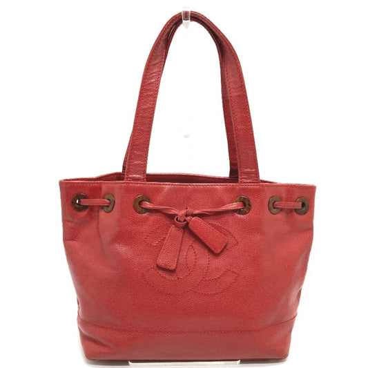 Chanel CC Mark bag vintage Tote Bag Red