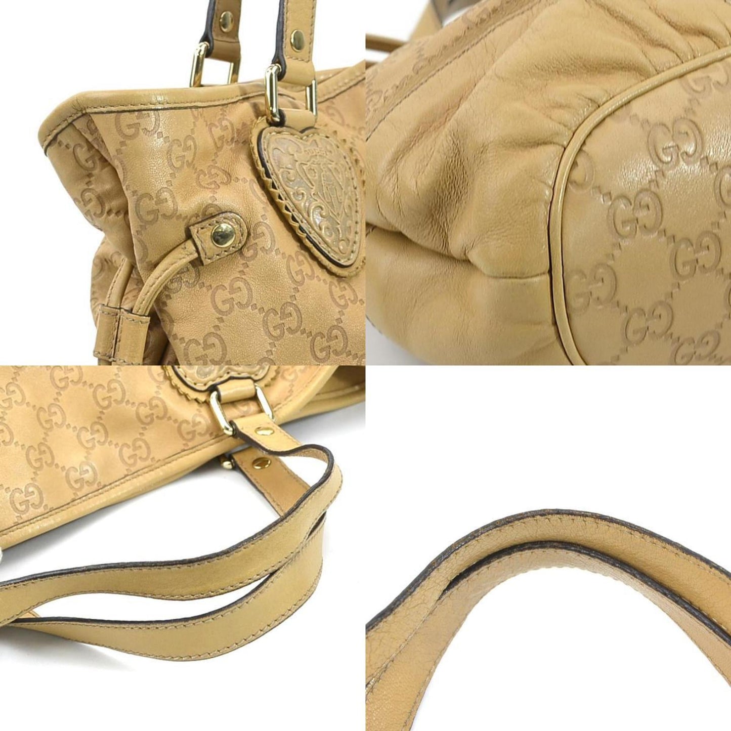 Gucci Beige Leather Handbag