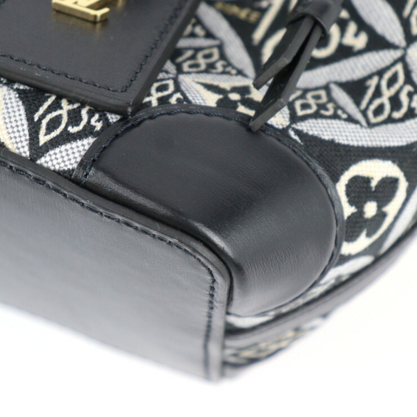 LOUIS VUITTON SINCE1854 Noe Perth Monogram Jacquard Shoulder Bag M69973 Canvas Leather Black Pochette