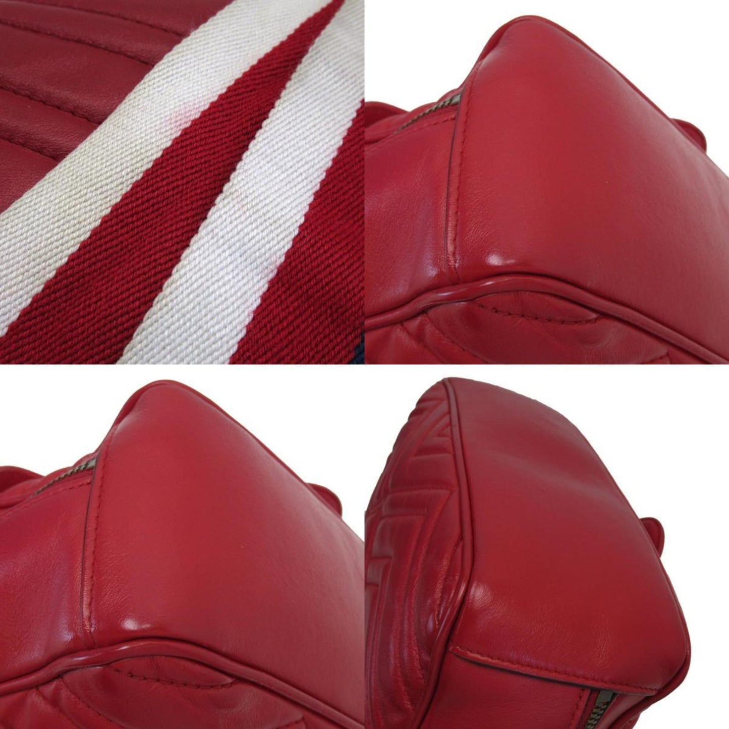 Gucci Gg Marmont Red Color Leather Shoulder Bag