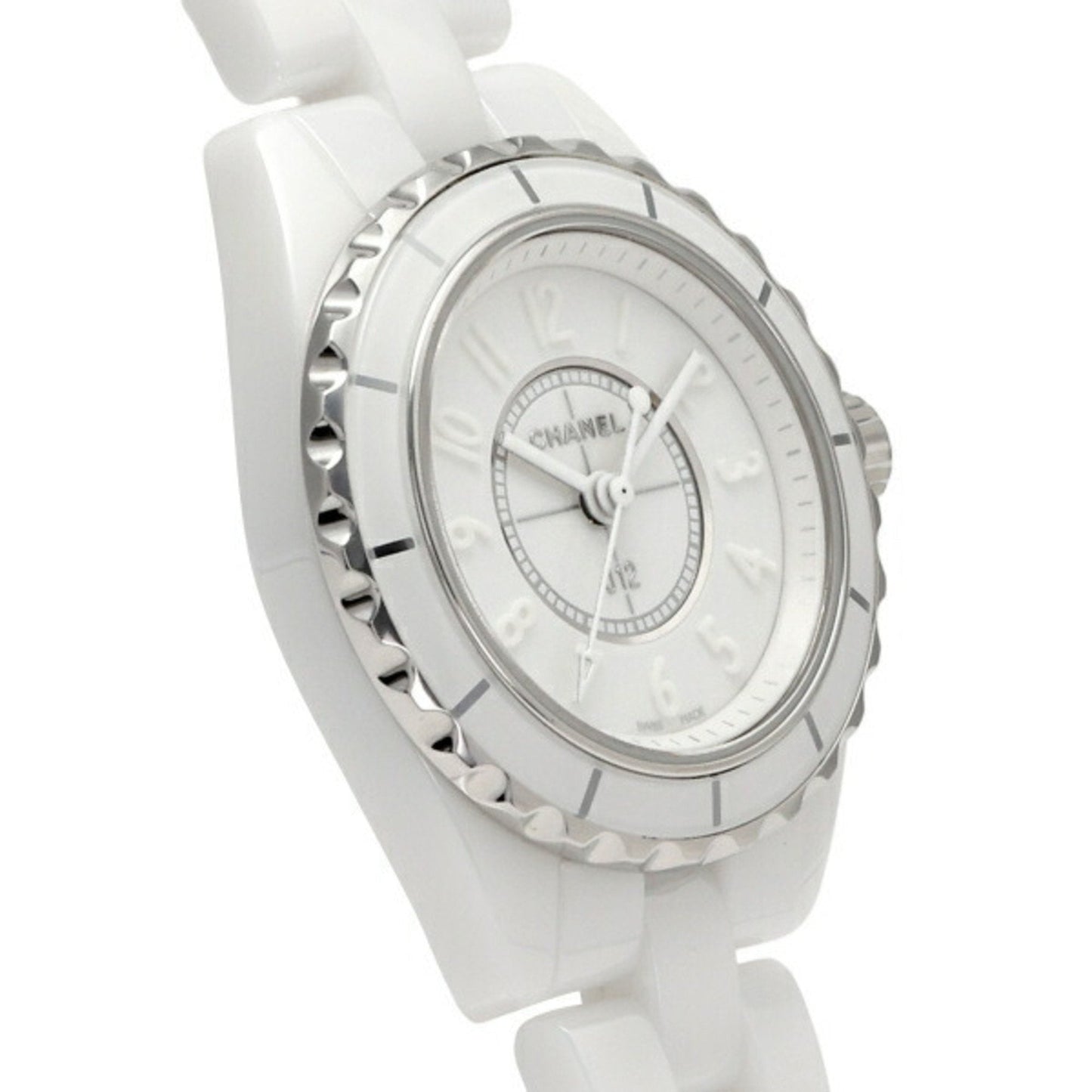 Chanel CHANEL J12 White Phantom World Limited 2000 H3705 Dial Watch Women's