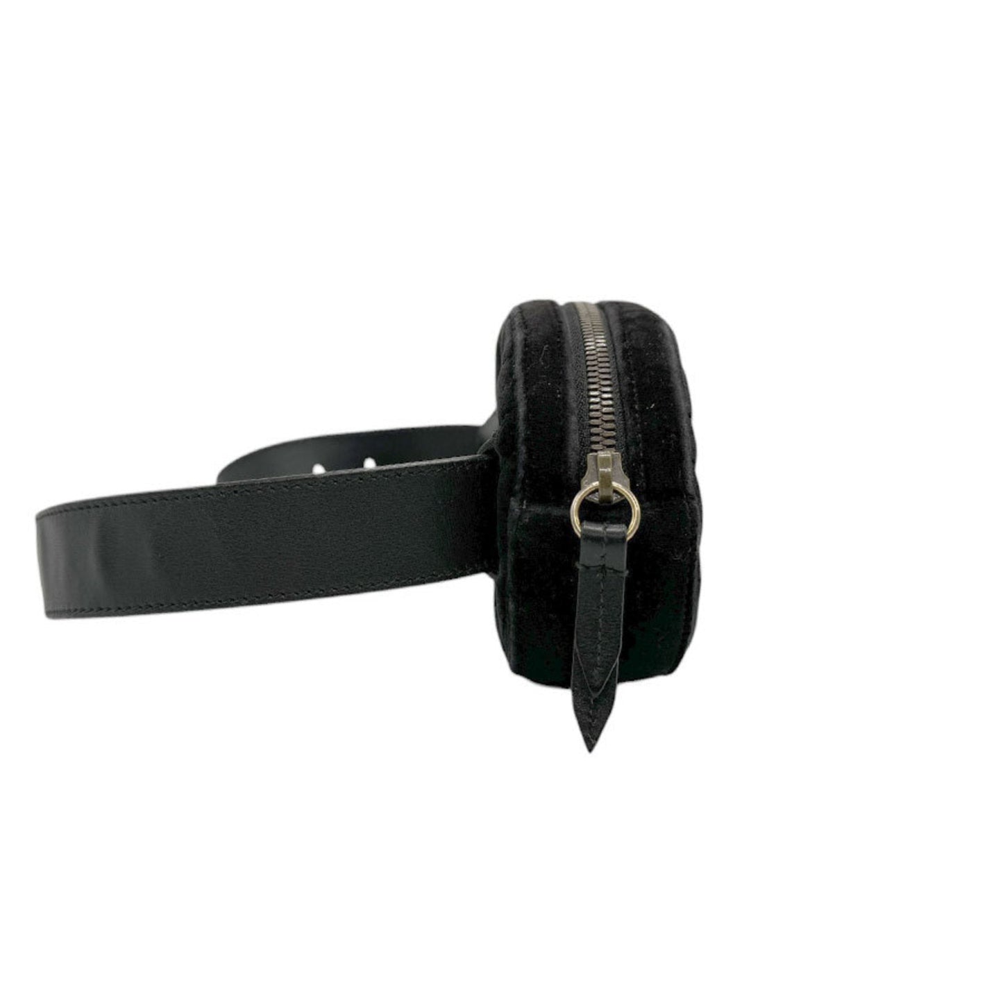 Gucci Black Leather Fanny Pack Sling Bag