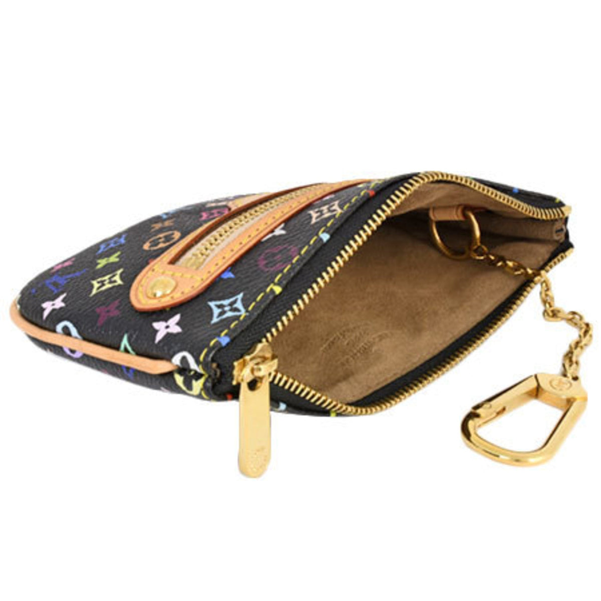 Louis Vuitton Pochette MM Monogram Multicolor Noir M60031 Pouch