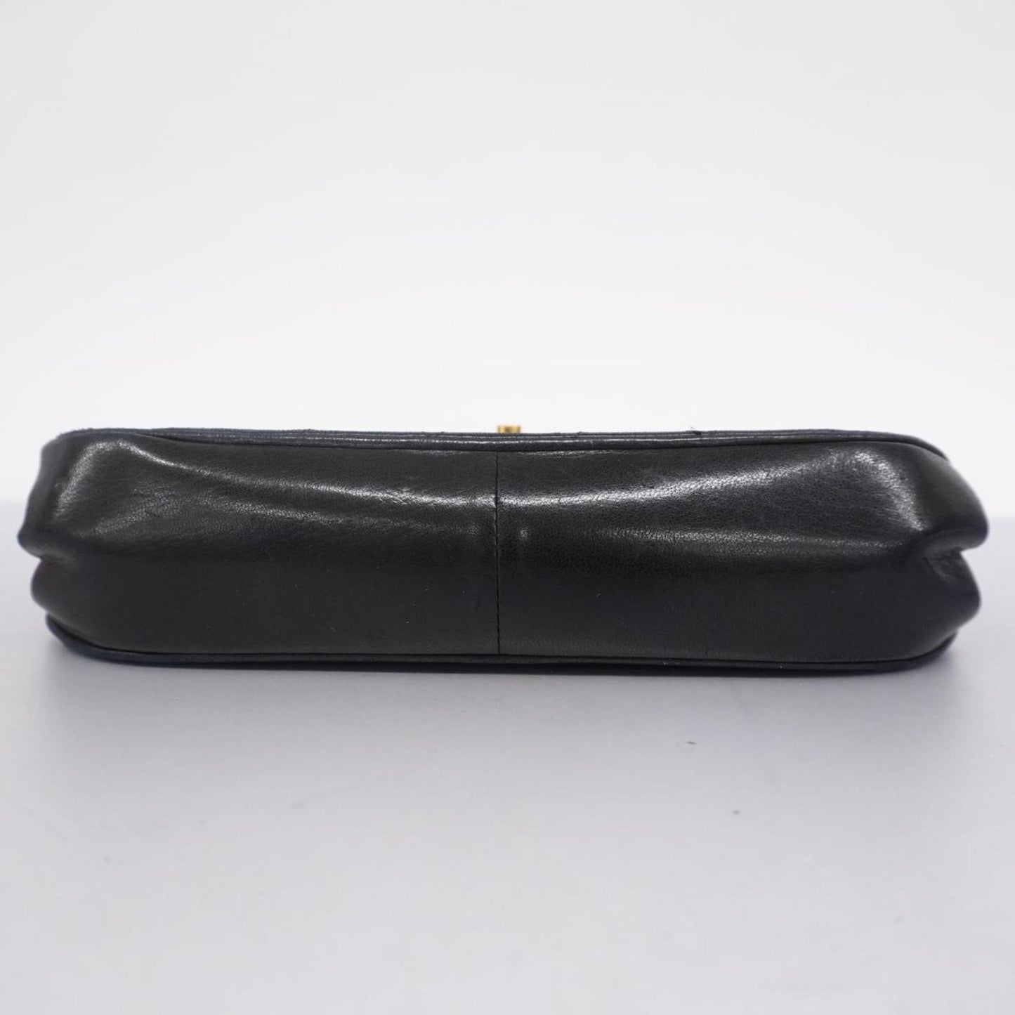 Chanel Shoulder Bag Matelasse Lambskin Black Women's