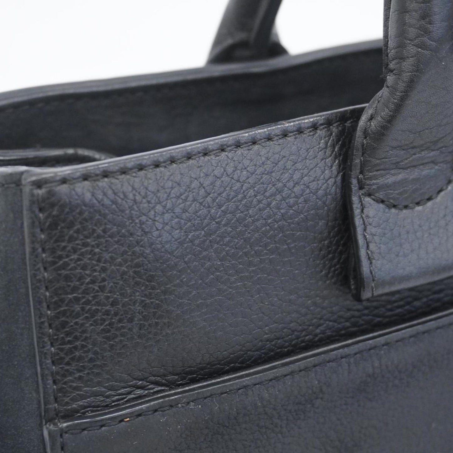 Chanel Tote Bag Executive Leather Black Women's