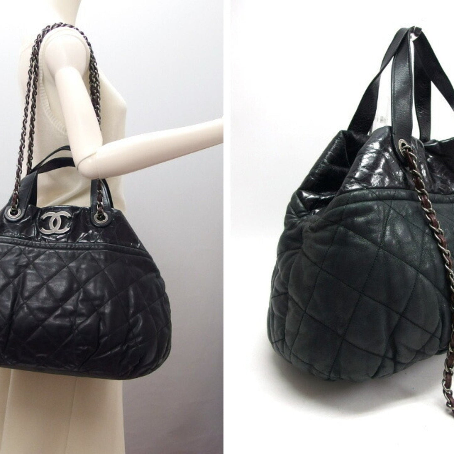 Chanel In the Mix Chain Shoulder Bag Black