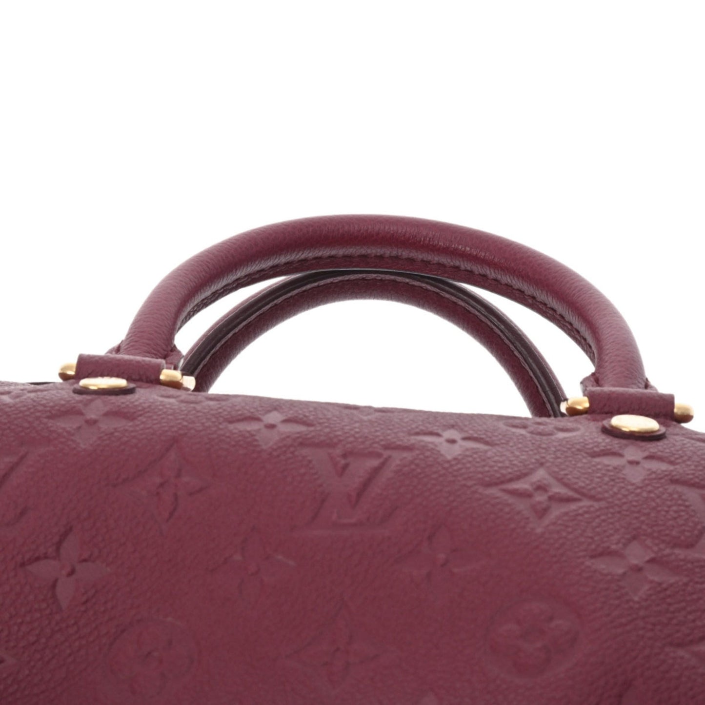 LOUIS VUITTON Monogram Empreinte Speedy Bandouliere 25 Orole M40764 Women's Leather Bag
